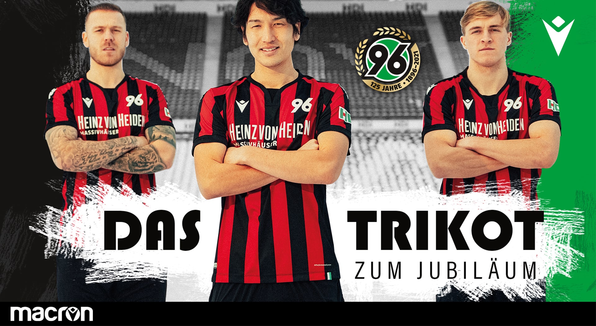 125 YEARS OF HISTORY ON THE HANNOVER 96 SPECIAL EDITION SHIRT BY MACRON